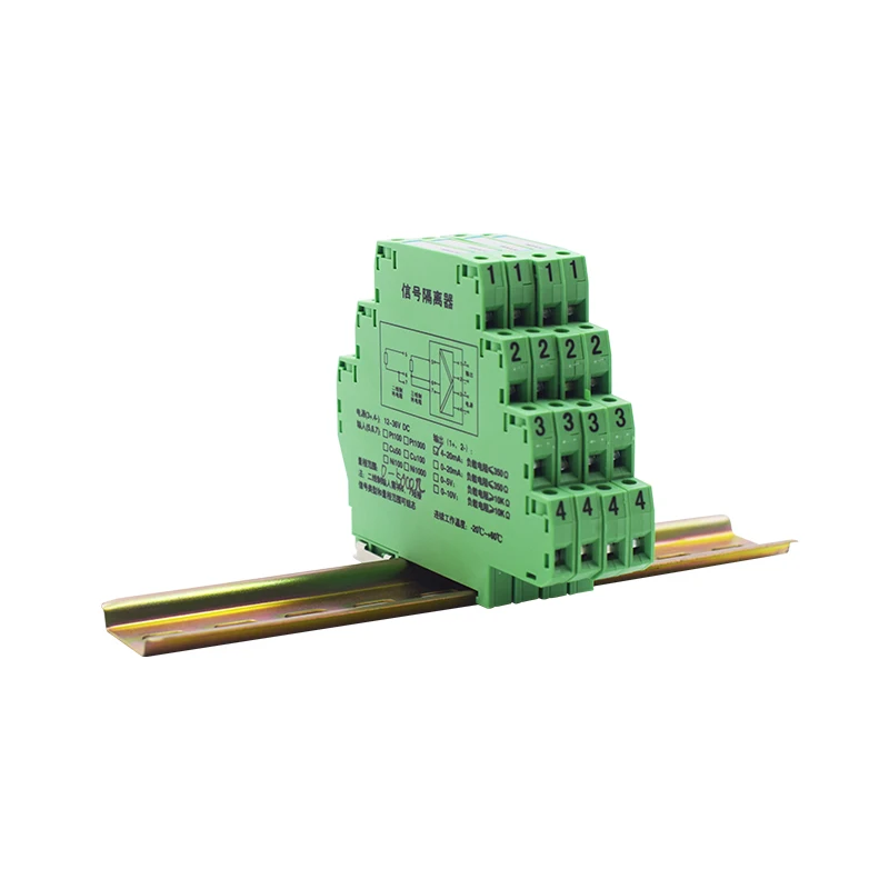 Isolator 4-20mA 0-20mA 0-5V 10V 75mV Current Conversion Module Voltage Transmitter Signal Isolation Distributor 1 sold