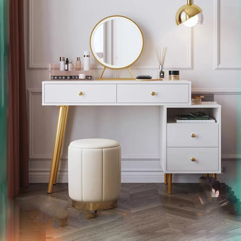 

Multifunctional Mirrors Dressing Table Chair White Dressers Dressing Table Aesthetic Comfortable Penteadeira Bedroom Furniture