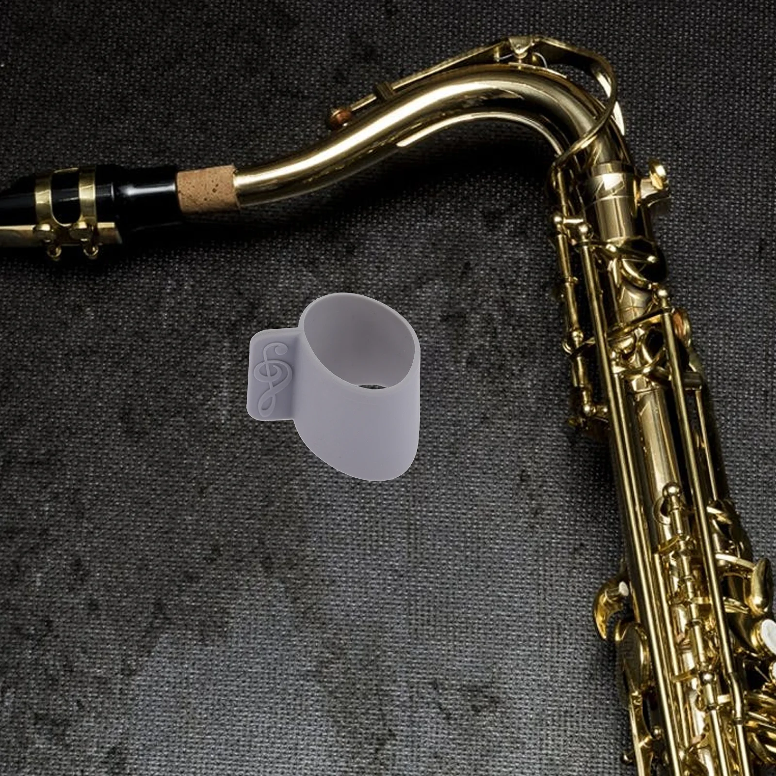

Saxophone Reed Clip Reliable Silicone No Burrs Practical Durable Easy to Carry Store Saxophone Parts Accessories