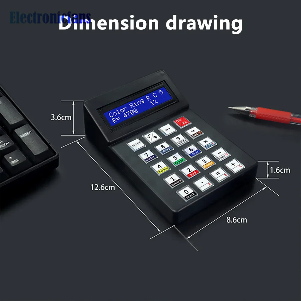 Calculator Electronic Production Kit Diy Kit 51 Microcontroller Training Experiment Welding Exercise Loose Lcd1062 DisplayScreen