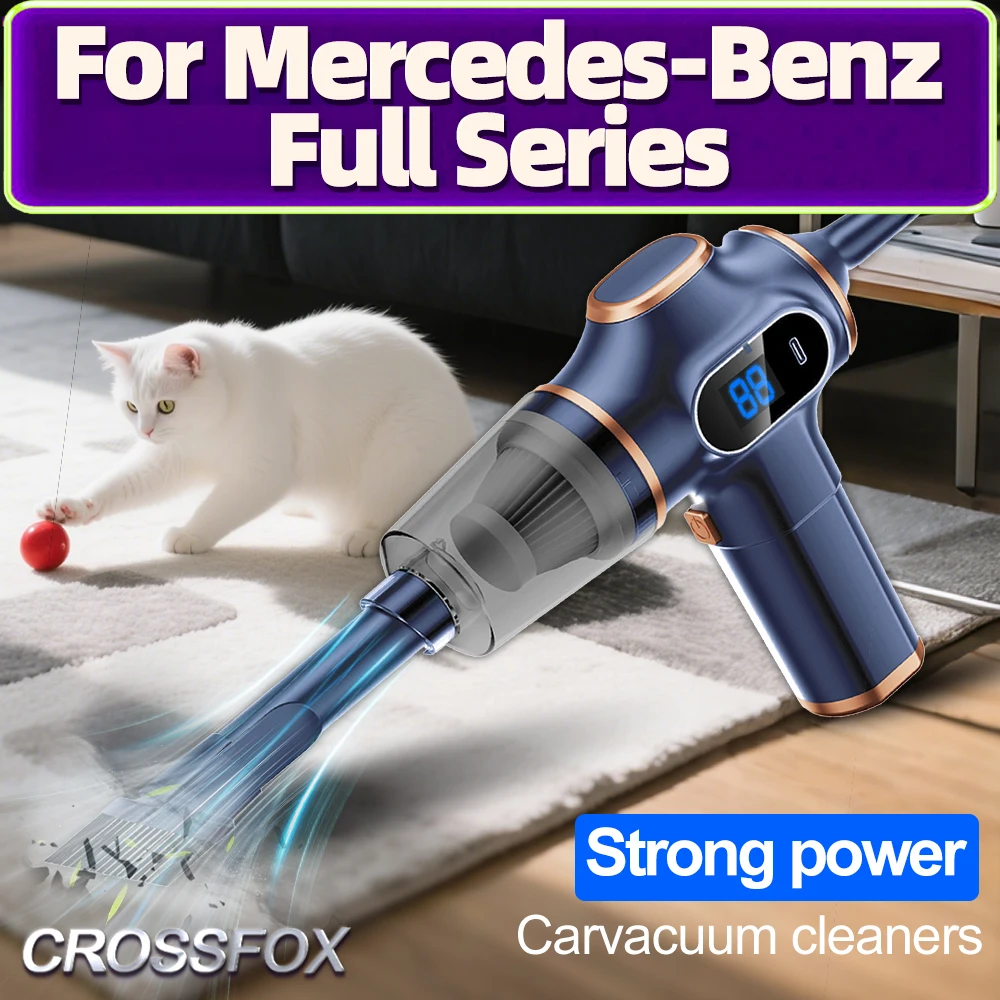 

98000PA Mini Car Vacuum Cleaner Cordless Powerful Car Cleaner HandHeld Vacuum Cleaner Cleaning For Mercedes-Benz Full Series