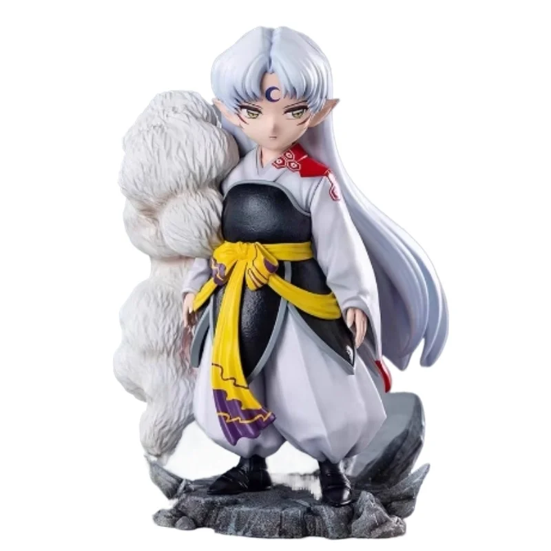 17cm Figurka Inuyasha Sesshoumaru z dzieciństwa, akcesoria anime, model do składania, ozdoba na biurko, prezent dla otaku, niespodzianka anime, kolekcja.