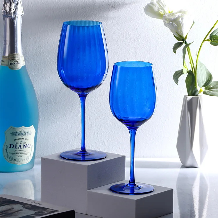 Elegante kristallen wijnglasset Luxe vintage champagnekers voor thuisgebruik
