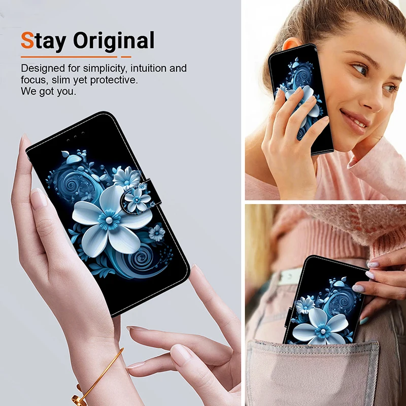 حافظة لهاتف سامسونج جالاكسي A07 4G A06 A05S A05 A04E A02 A04 A03 A01 Core Star فتحة للبطاقات غطاء المحفظة #2