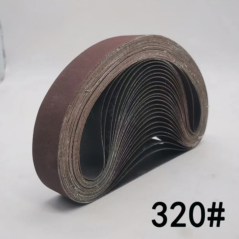 20 Stück Schleifbänder 533*30mm 40-1500 Körnung Aluminiumoxid Schleifband Dremel Zubehör zum Polieren und Schleifen – Detail 5