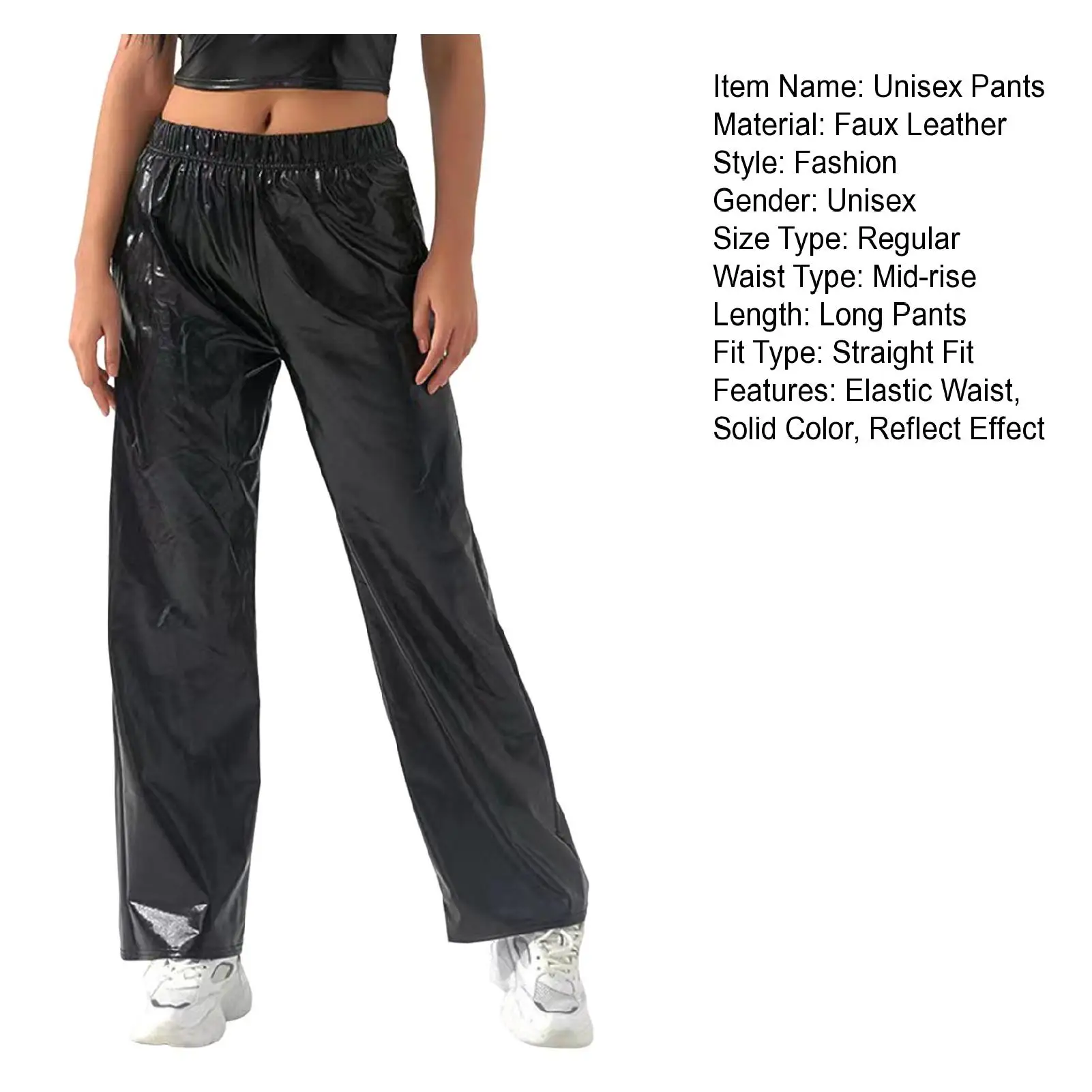 Pantalon de surintendant taille haute pour femme, Baggy Casting, Pantalon long, Taille élastique, Rinçage, Document solide, Surintendant, Jogger Casting, Streetwear