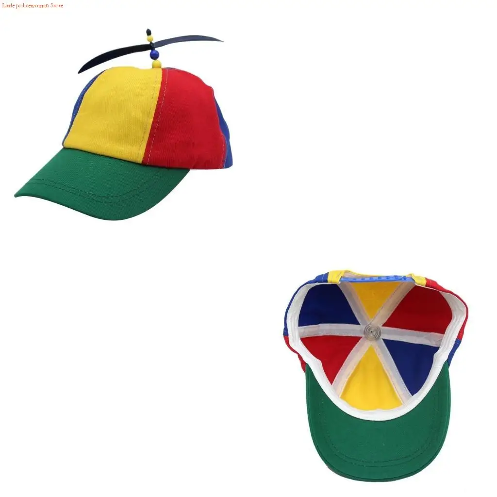 

F92D Радуга Пропеллер Бейсбол Шляпа унисекс Fun Hat Hat Childing Headwear Headwear