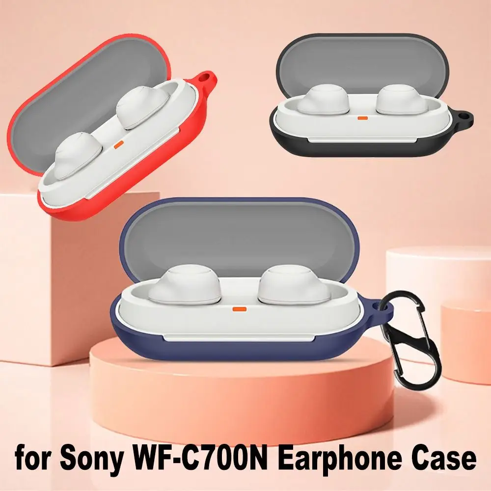 Silicone Headphone Cover For Sony WF-C700N Wireless Earbuds Case Shockproof Bluetooth Earphone Protector Soft Headset Shell 2023