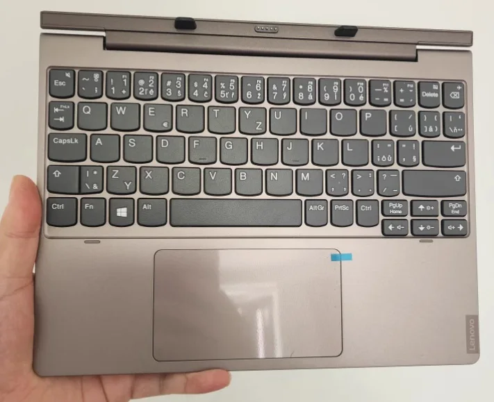 Imagem -06 - Capa Base Superior do Teclado para Tablet Lenovo pc Palmrest Marrom em 10.1 D330 D335 D33010igm D335-10igm N4000 N5000 Novo