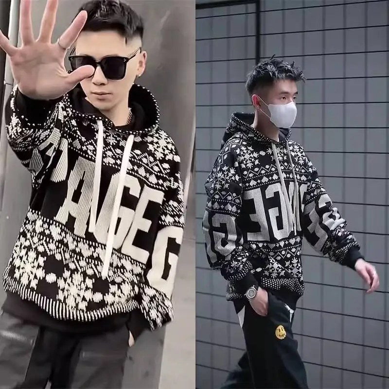 

2025 New Men's Heavyweight Fleece Lined Sweatshirt Premium Crafted Original Fashion Hot Selling Top for Autumn Winter & Spring