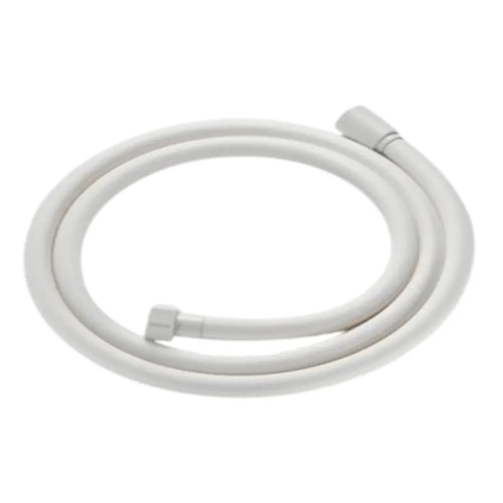 Selang Shower PVC Anti-Kusut 1,5m untuk Aksesoris Kamar Mandi, Sambungan Putar Bebas untuk Membersihkan Rumah