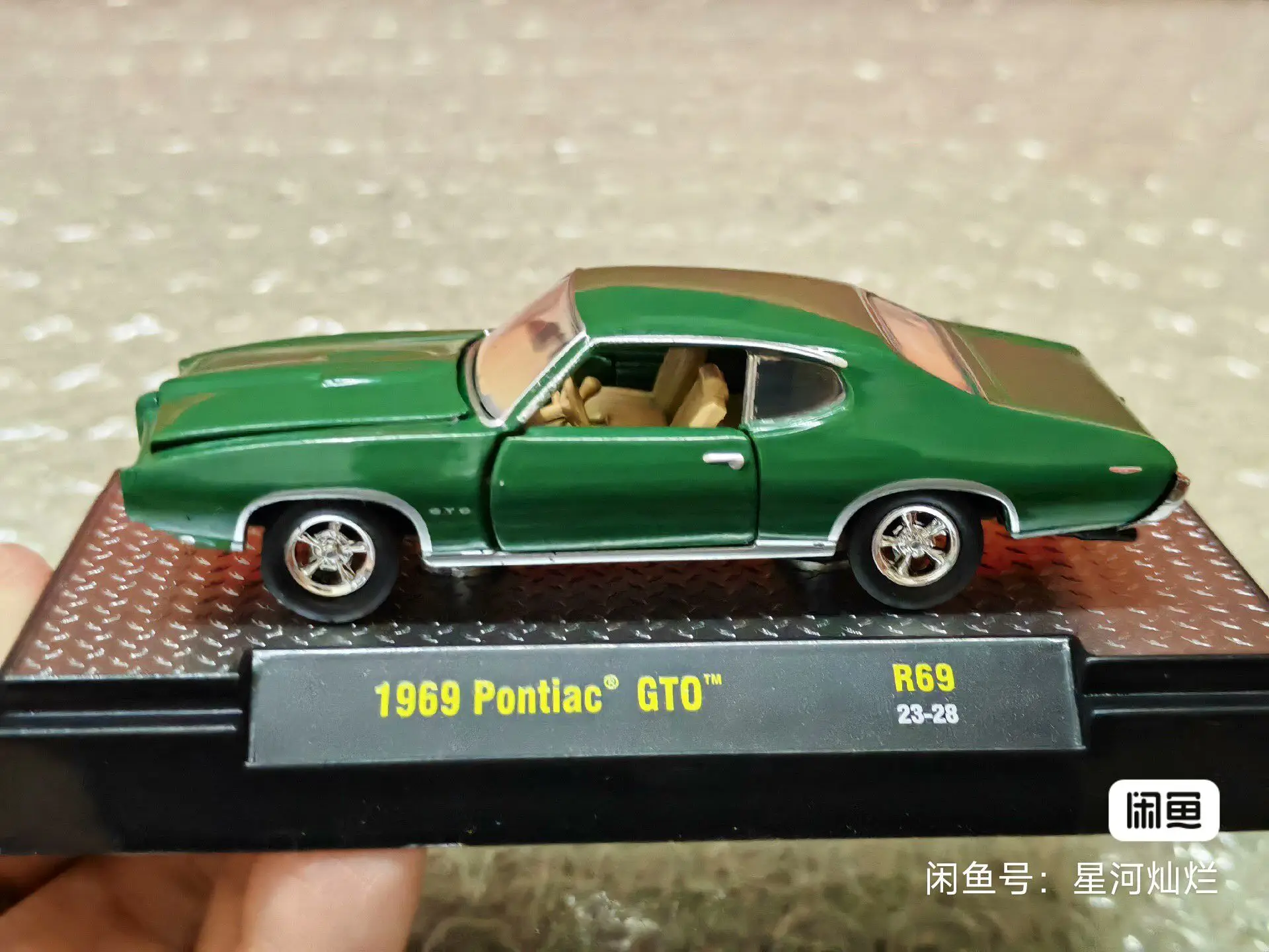 

Машины M2 1/64 1969 Pontiac GTO, зеленый, литой под давлением сплав, коллекция моделей автомобилей, подарок ребенку