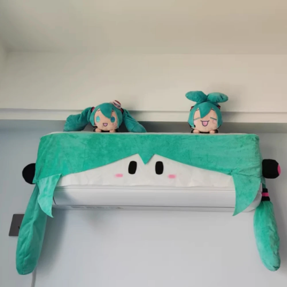 Hatsune Miku Air Conditioning Cover Miku Dust Cover Cartoon Anime Secondary Yuan Wall-mounted New Cute Fufu Decoration