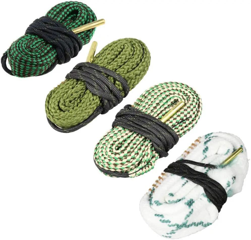 بندقية برميل مسح تنظيف حبل. 22 Cal.223 12GA بندقية تنظيف مجموعة فرش أداة بندقية برميل عيار لملحقات بندقية الصيد #2