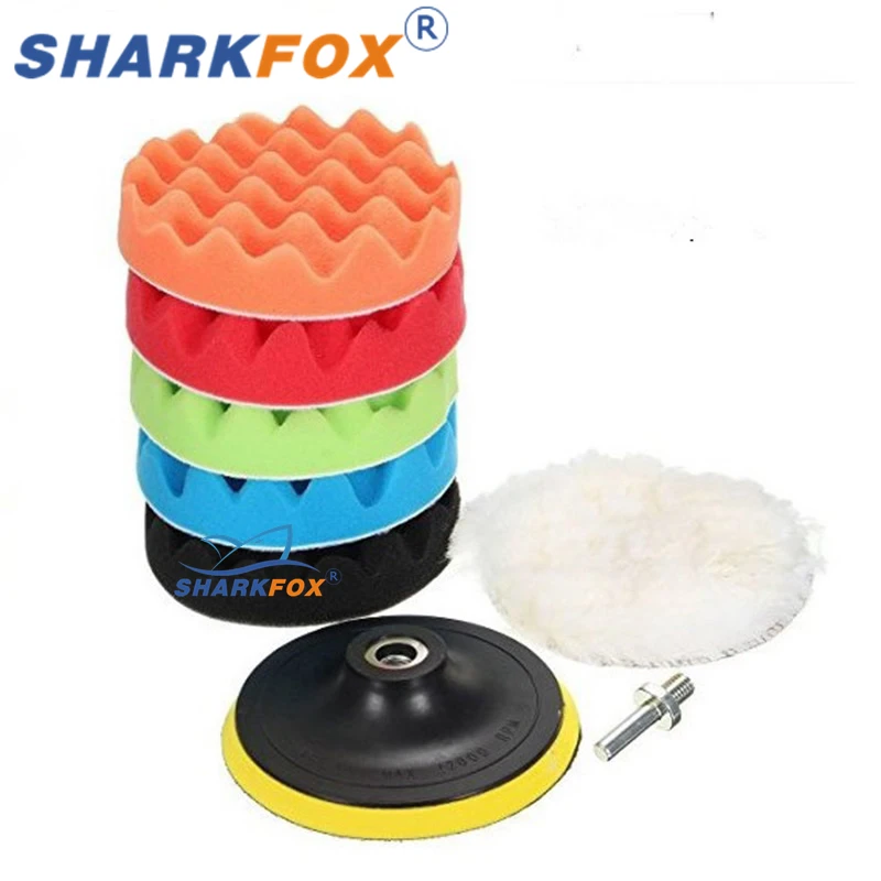 Car Polishing Kit Polish Pad 3/4/5/6/7 Inch Car Polishing Disc Waxing Sponge Car Polisher Buffing For Car Polisher accessories