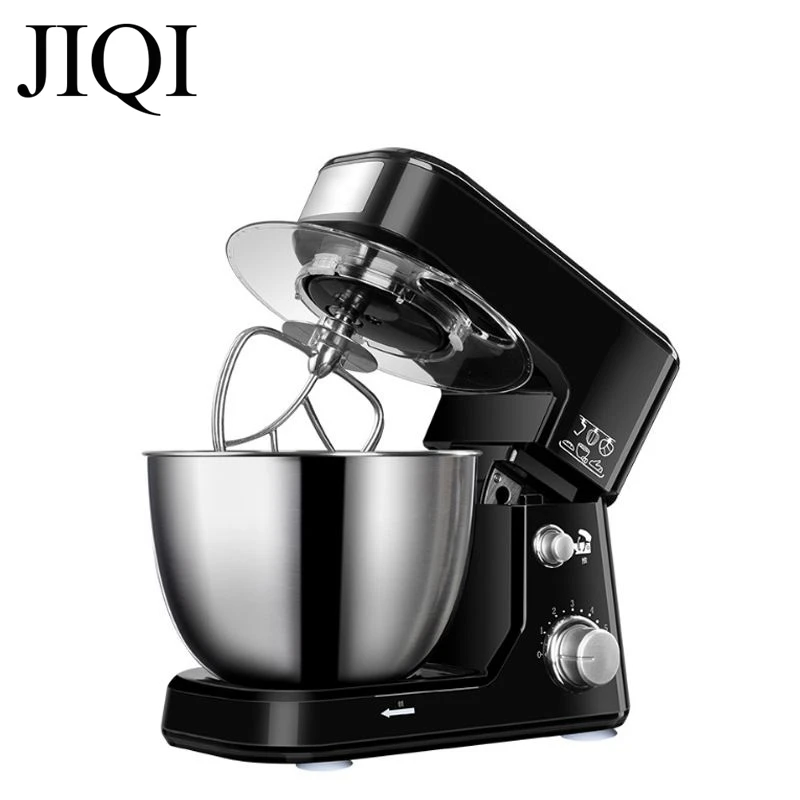 

JIQI Household Desktop Egg Beater Electric Food Mixer Multifunction Dough Mixer Automatic Cream Salad Blender Kneading machine