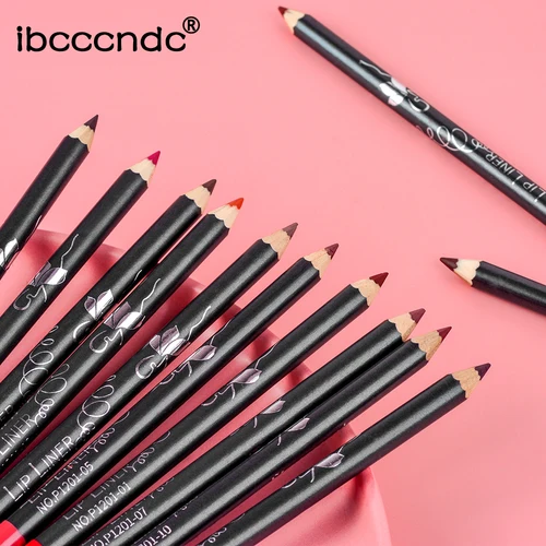 Imagen 2 del producto Lápiz delineador de labios mate profesional, resistente al agua, de larga duración, suave, Natural, herramientas cosméticas de maquillaje desnudo, 1 pieza