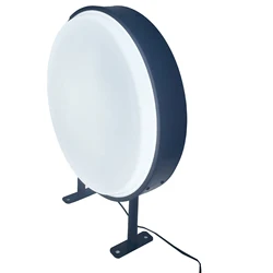 Scatola luminosa a LED rotonda da 39.4 