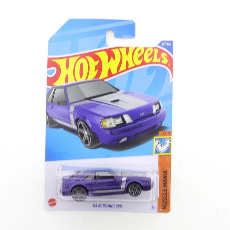 2023-25 Original Hot Wheels 84 MUSTANG SVO Mini Alloy Coupe 1/64 Metal Diecast Model Car Kids Toys Gift