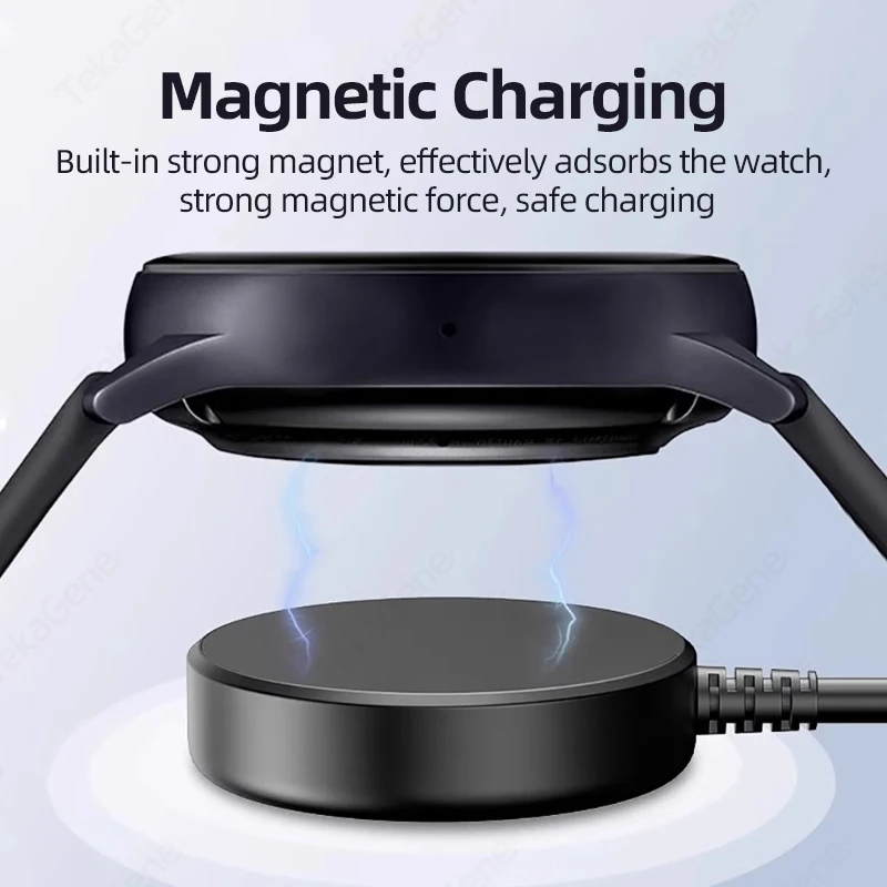 Magnetic Watch Wireless Charger For Samsung Galaxy Watch Active 1/2/3/4/5 R870 Portable USB C Cable Fast Charging Dock Station