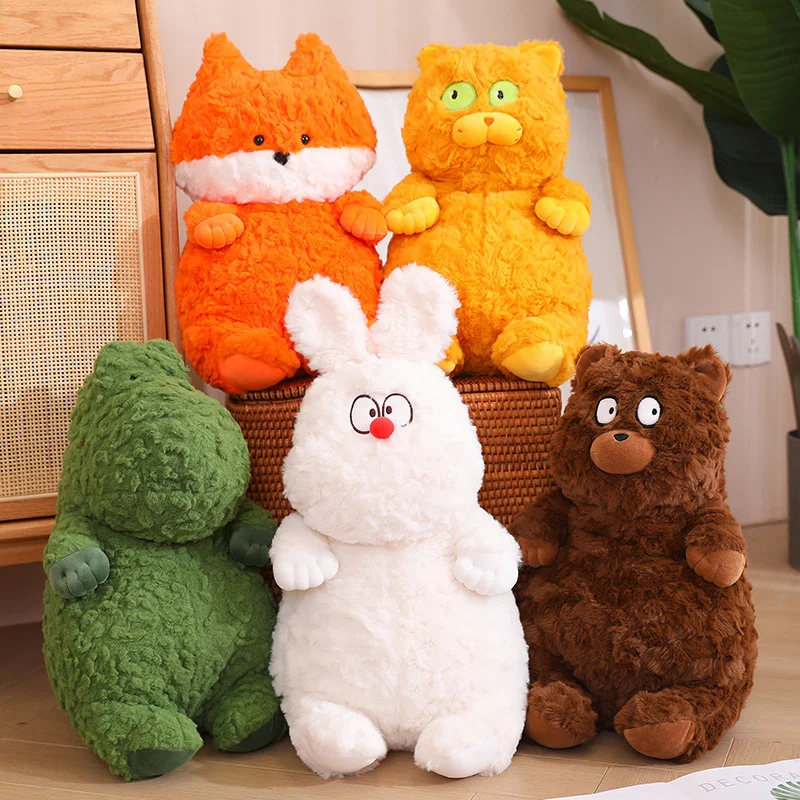 

Kawaii British Shorthair Cat Plush Toy Stuffed Animals Rabbit Pig Dog Dinosaur Plushies Doll Soft Kids Babys Toys for Children