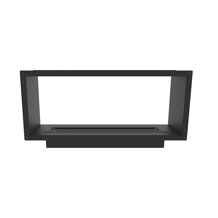 OEM Indoor Steel Bio Ethanol Fireplace Real Flame Insert Modern Style Remote Controlled Eco-friendly Home Hotel