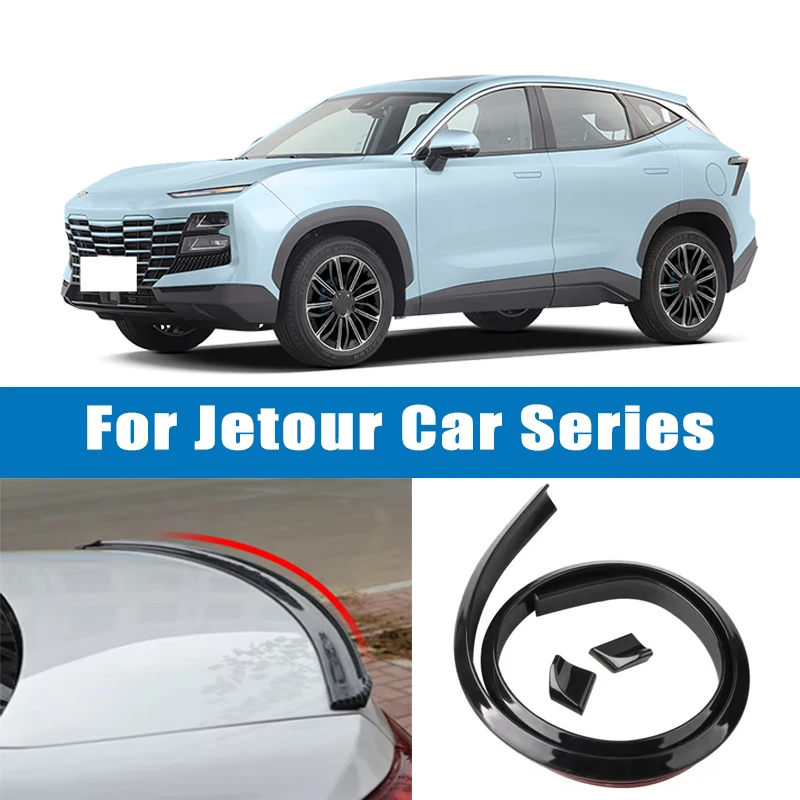 

1.5M Car-Styling 5D Carbon Fiber Spoilers Styling DIY Refit Spoiler For Jetour X70 X70PLUS X90 X90PLUS Dashing T1 T2 T95