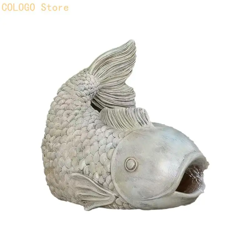 Unique Fish Drainage Decoration Downspout Extender For Backyard Combines Artistries With Functional Water Flows D0LD