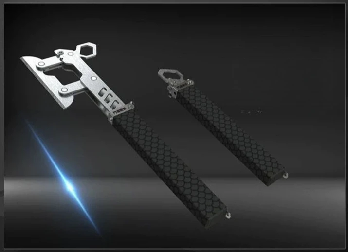 Folding Tactical Battle Axe Hidden Telescopic Swing Axe Equipment Portable Self-defense Equipment