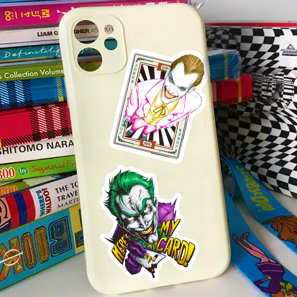 50Pcs Gotham Joker Harley Quinn Stickers Waterproof Decals For Car Laptop Phone Fridge Scrapbook Decor For Halloween view 6