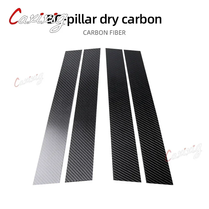 

Carbon Fiber Car Window Pillar Posts Cover For Audi A3 8p A4 B6 B7 B8 A6 Q5 Trim B-Pillars Protect Sticker Styling Accessories