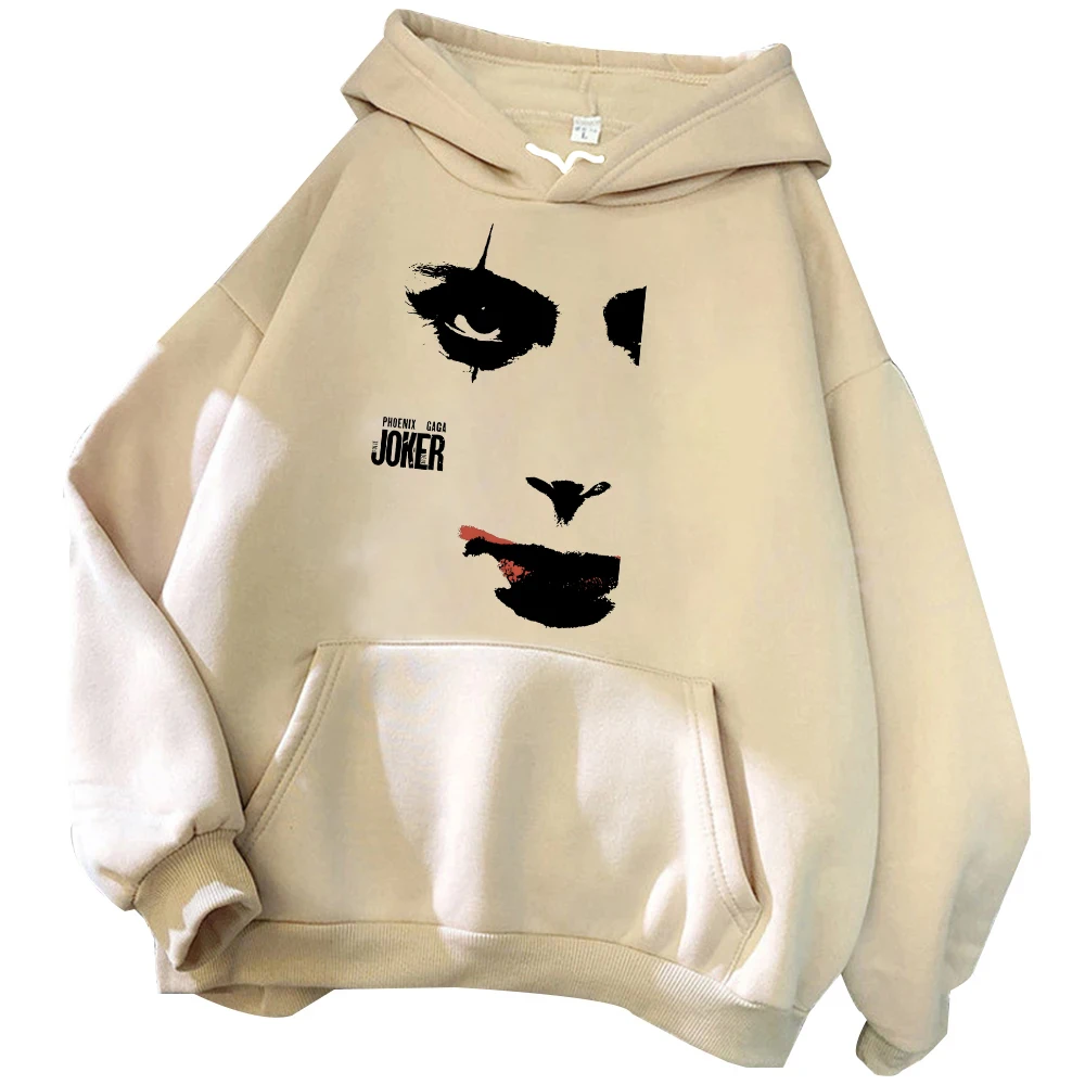 Lady Gaga Joker 2 Hoodie  Harajuku Hip Hop Sweatshirt Pullover Tops for Movie Fans Gift