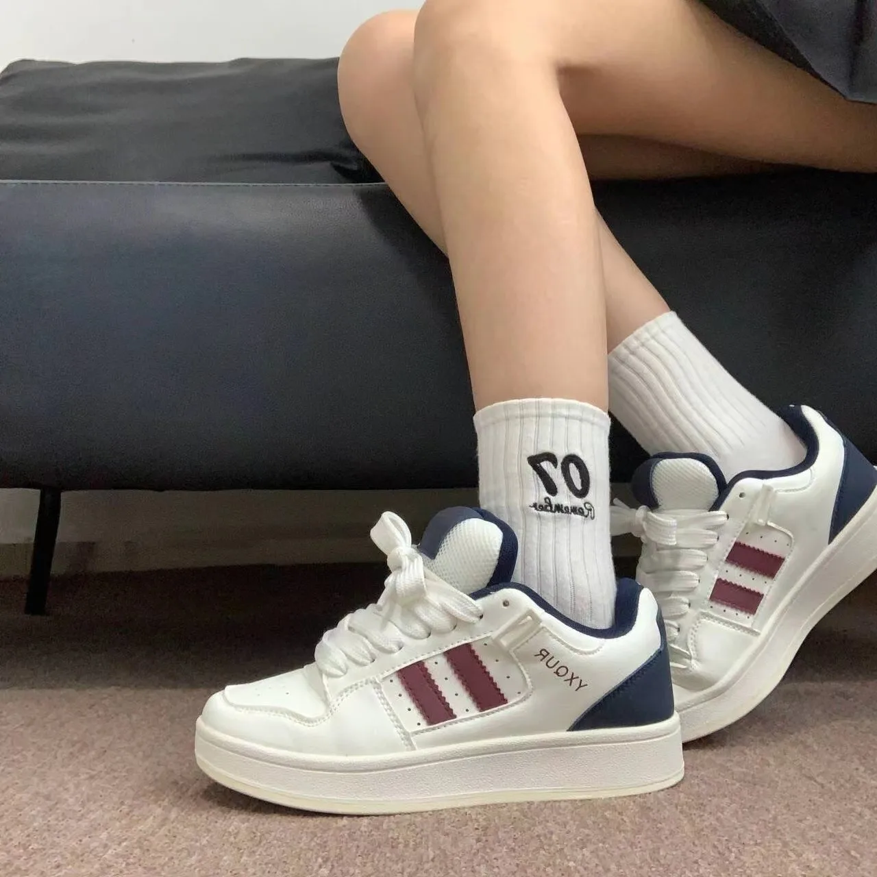 Sneaker Women's Niche Platform Board Shoes Women's Ins Trendy 2024 Summer New Student All-match Casual Sports Bread Shoes