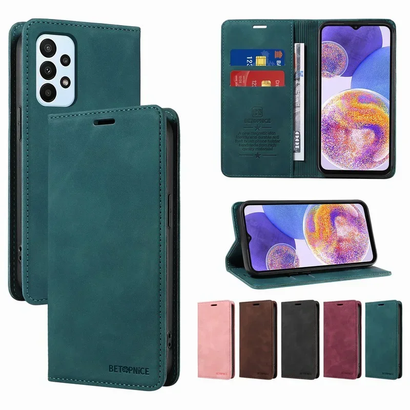 Flip Leder Brieftasche Fall für Samsung Galaxy A53 5g A73 A33 A23 A13 A04 Fall auf M12 M22 M32 M23 M13 M14 M54 F12 F23 F04 F14 Abdeckung