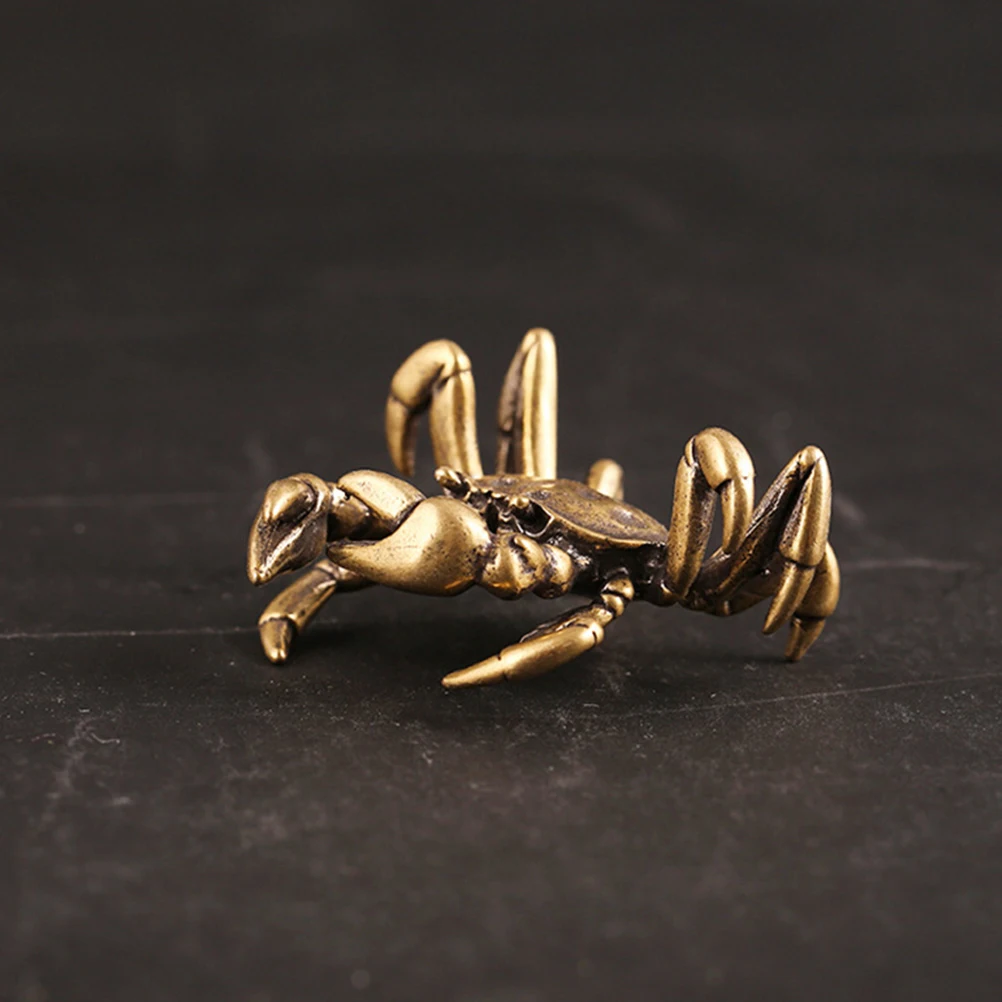 

Brass Crab Gold Home Decor Exquisite Crab-Shape Statue For Living Room Bedroom Table Shelf Desktop Decor