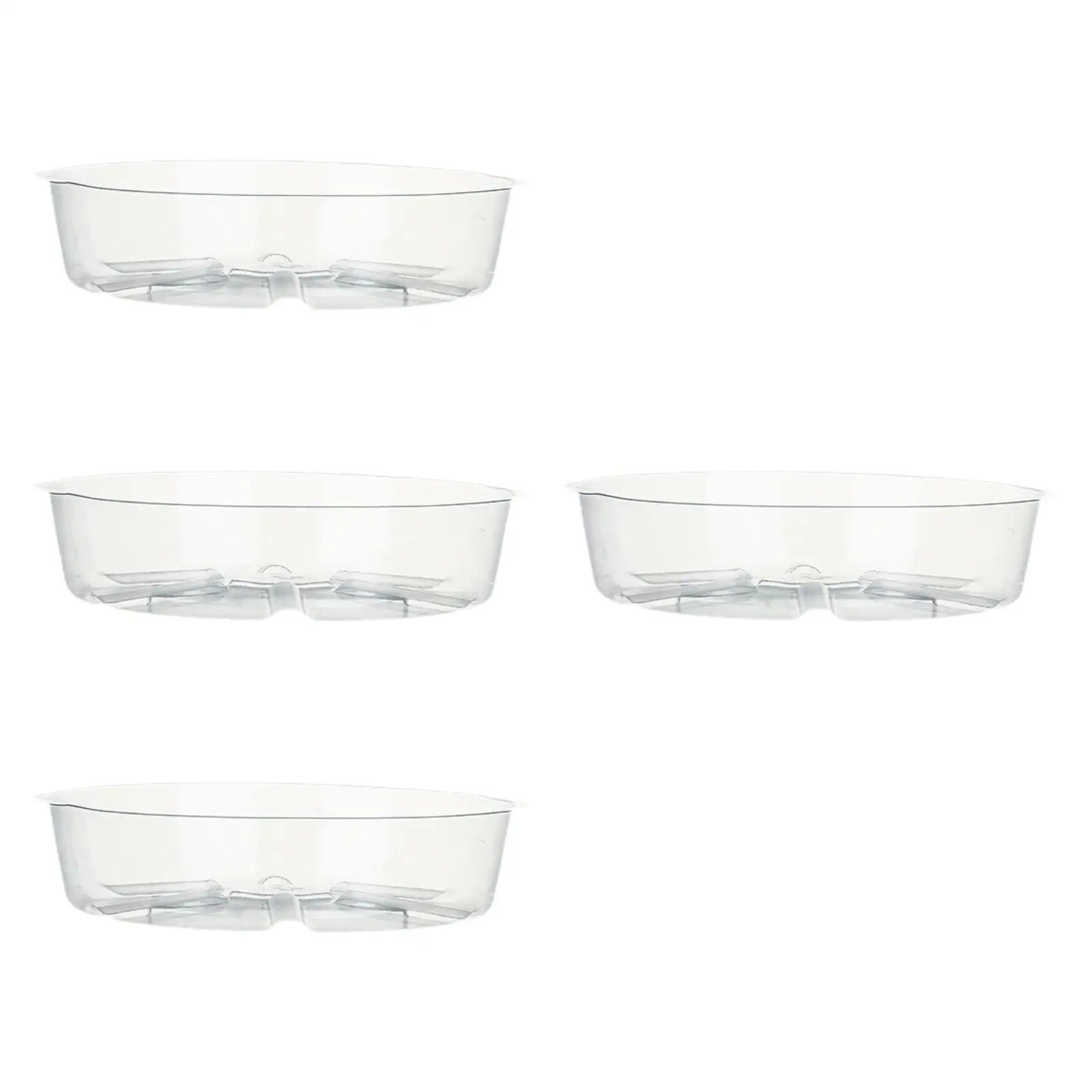 

Clear Round Plant Saucer Heavy Duty Tray for Indoor Outdoor Planter Pot Flower Pot Cover Home Garden