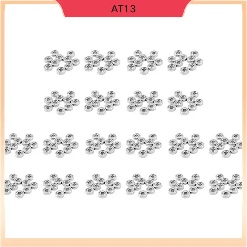 

AT13 200 шт. миниатюрный герметичный металлический экранированный метрический радиальный шарикоподшипник Модель: 604 ZZ 4X12x4 мм
