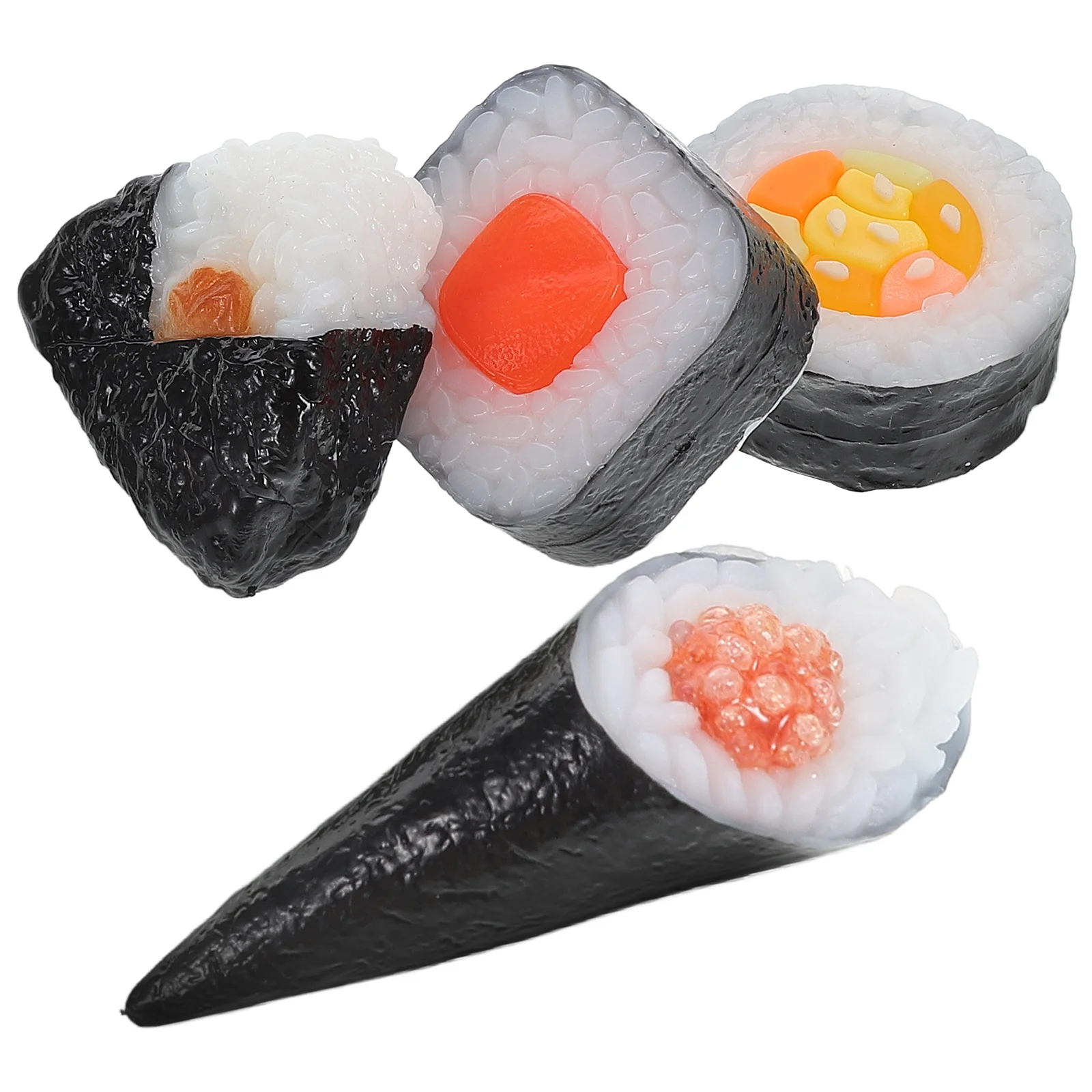 

Sushi Model Simulated Toy Realistic Food Decor Lifelike Simulation Play Fake Birthday Decorations