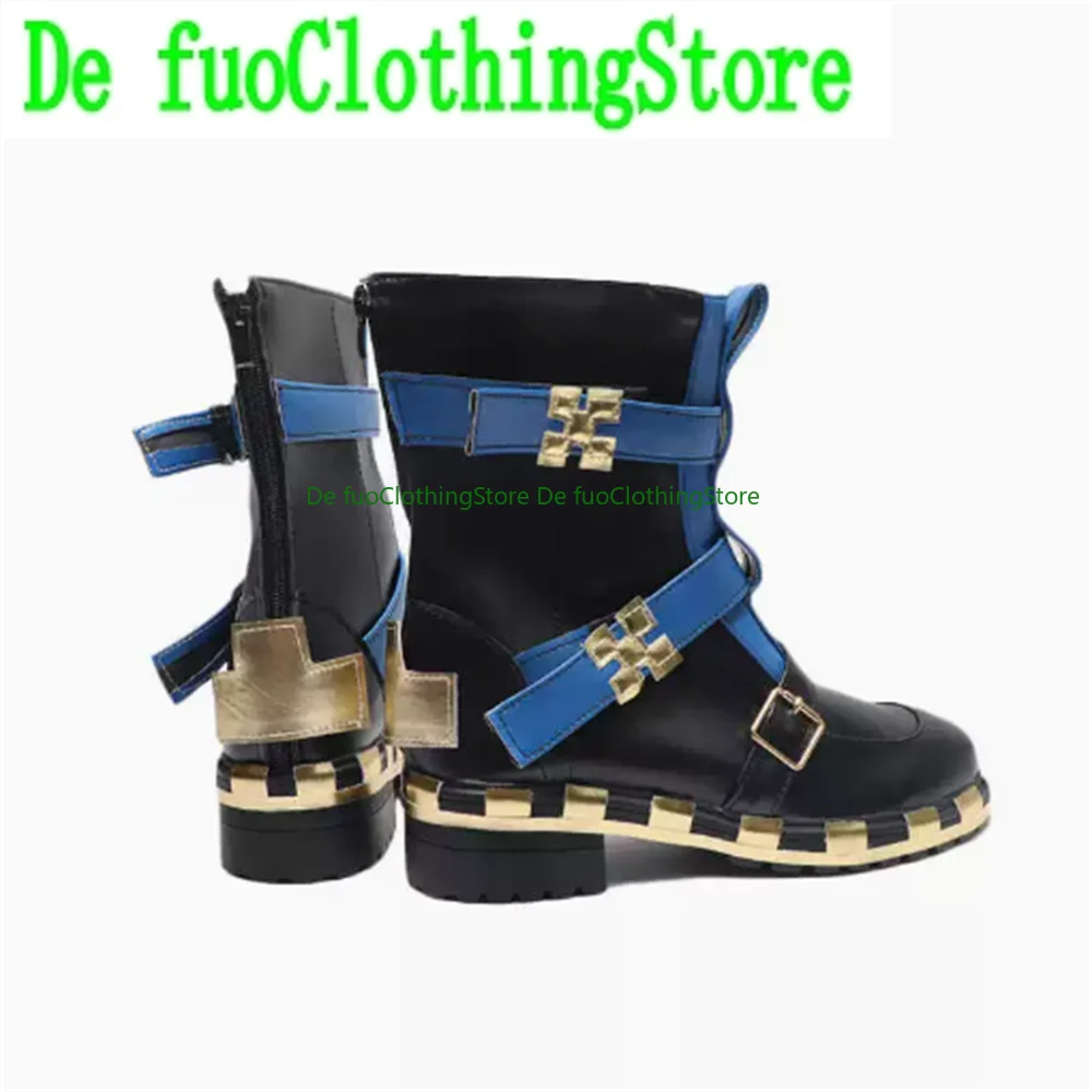 Game Anime Kinich Genshin Cosplay Men's Shoes and Boots Cosplay Party Halloween