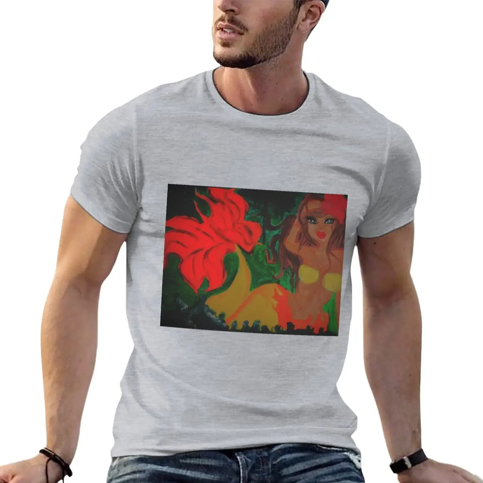 Mermaid T-Shirt Aesthetic clothing summer top mens plain t shirts