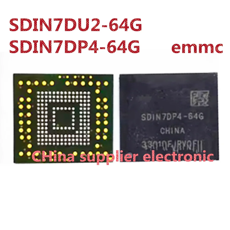 

SDIN7DU2-64G SDIN7DP4-64G is suitable for SanDisk 153 ball emmc font second-hand ball planting ic