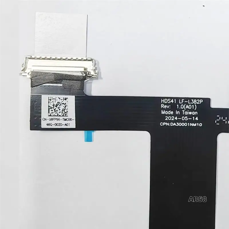 Laptop Display Ribbon Flex Cable For Alienware X14 R1 HDS41 LF-L382P 08FP96 DA30001NM10