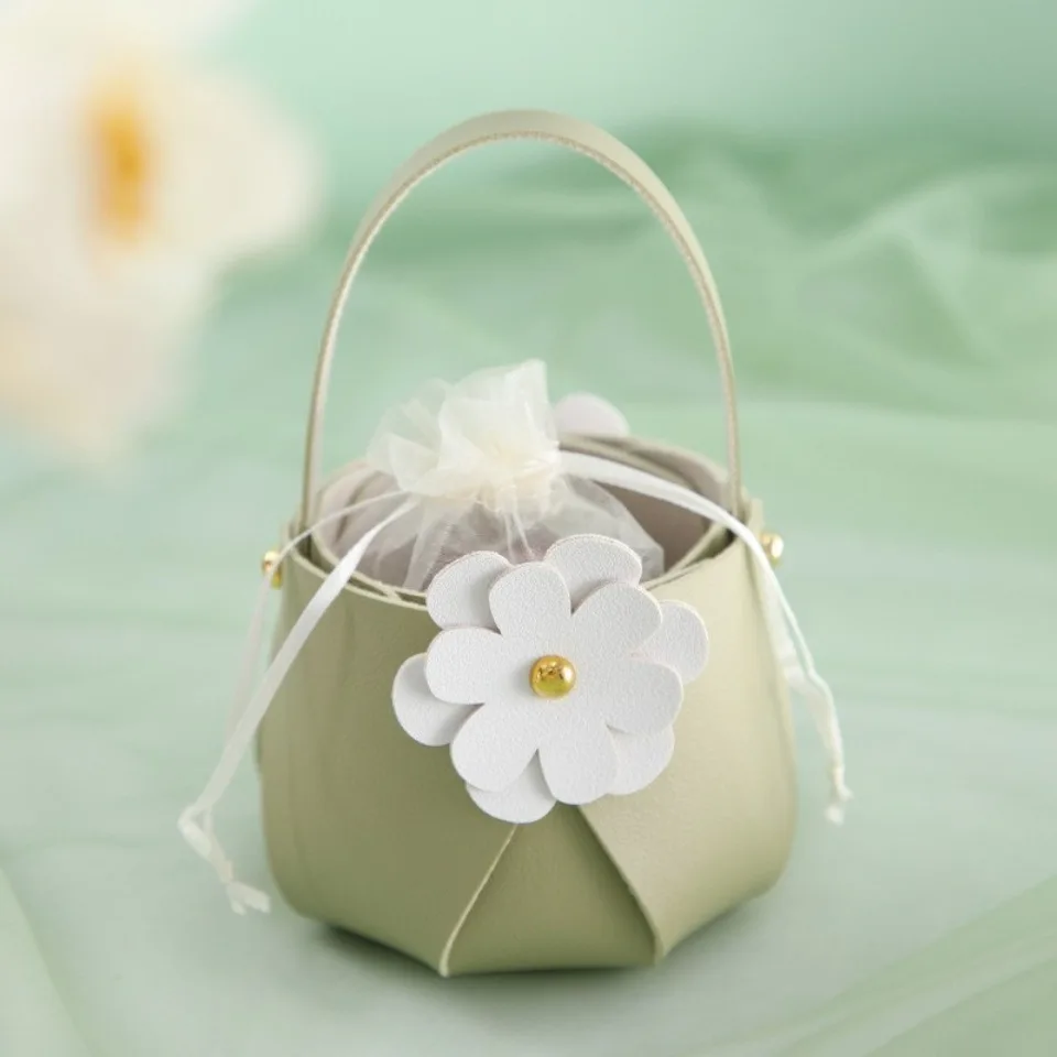 10/20/30 Stück Tragbare Mini-Leder-Blumentaschen, Süßigkeitenboxen, Gastgeschenke für Hochzeiten und Partys, Weihnachts- und Hochzeits-Souvenirs für Gäste, Verpackung – Detail 3