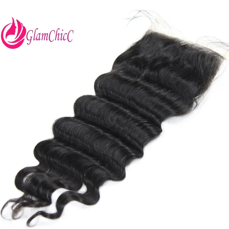 

5X5 кружевная застежка, свободные глубокие волосы, натуральный цвет, 10-22 дюйма, бразильские девственные волосы Remy, полное ручное плетение, предварительно выщипанные детские волосы