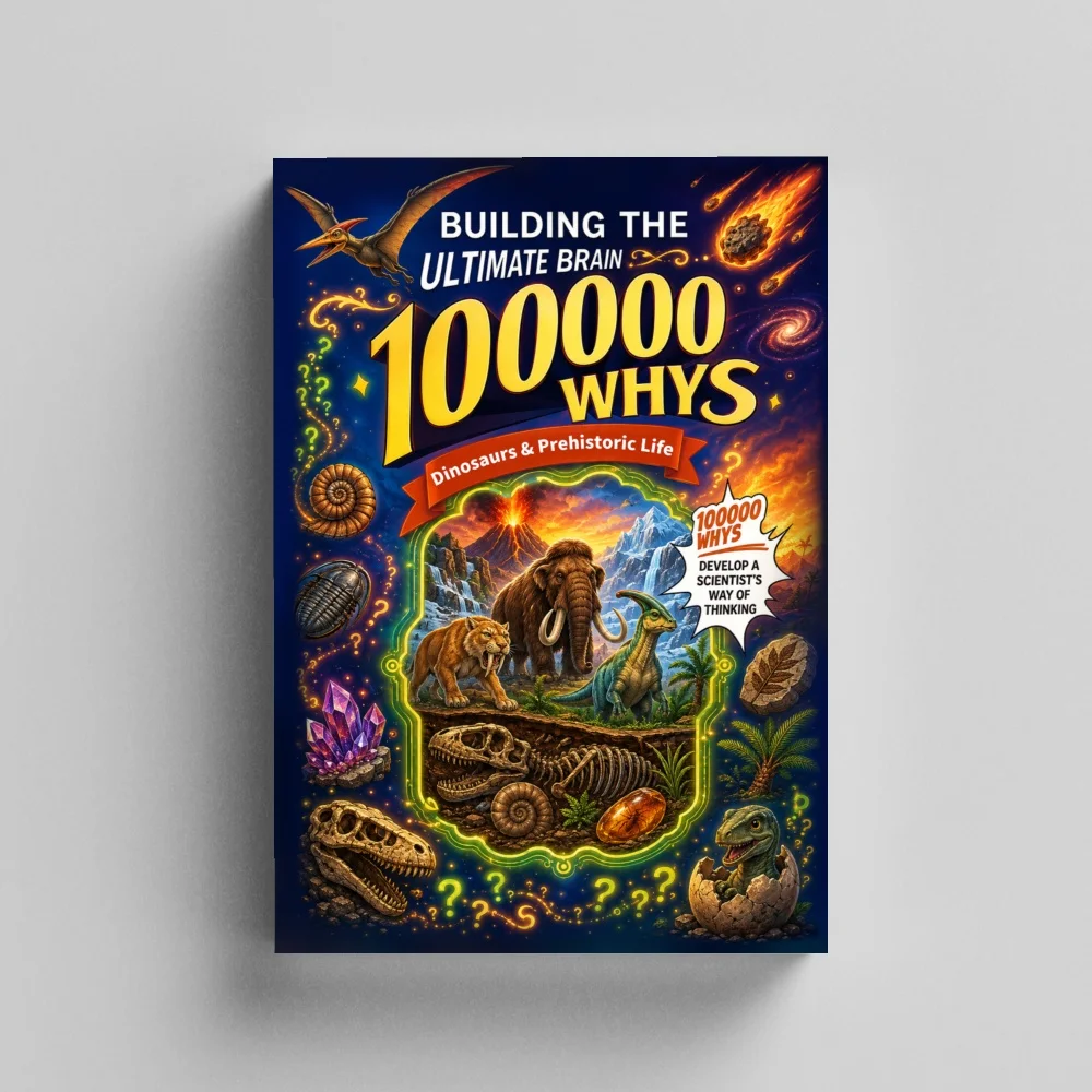 100,000 Whys Dinosaurs & Prehistoric World, Fun & Happy Science Kids Encyclopedia Dinosaur Q&A Early Educational Book
