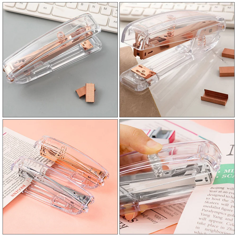 مجموعة دباسة احترافية مكونة من قطعتين، أداة تنظيم مكتب تدبيس عالية الأداء، محمولة لمحطة العمل المدرسية يوميًا