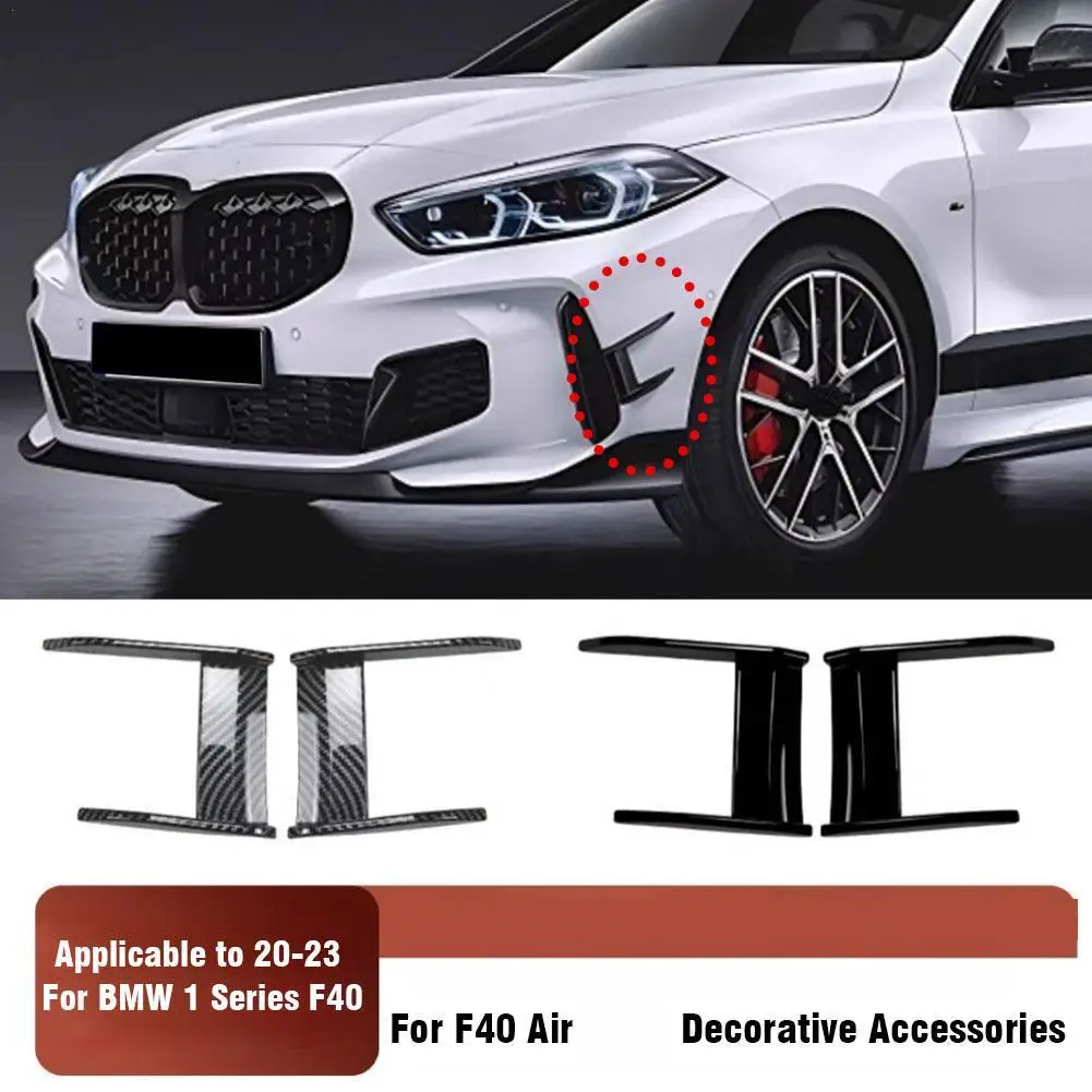 

Car Front Bumper Side Spoilers For BMW 1-Series F40 118i M135i 128ti 120d Air Vent Splitter Lip Spoiler Wind Knife
