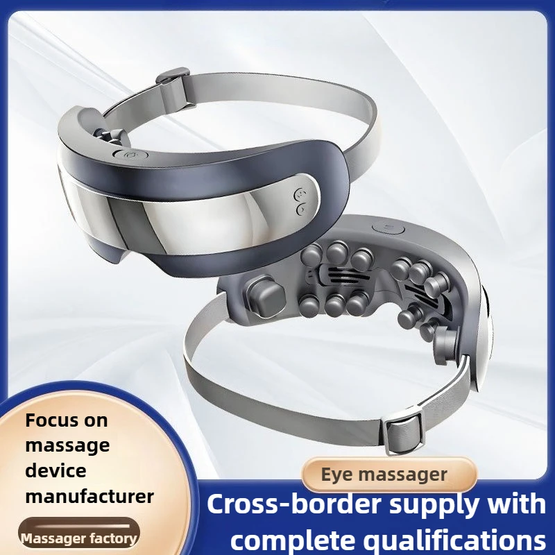 Dispositivo de protección ocular transfronteriza, masajeador ocular para aliviar la fatiga, compresa fría y caliente, máscara de ojos de vapor, vapor inteligente