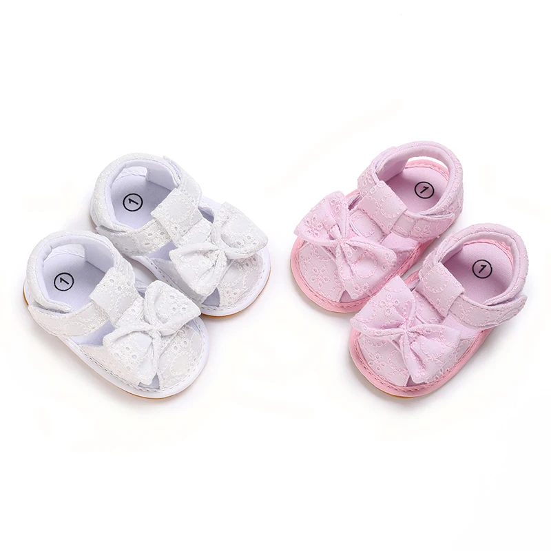 

0-18 Month Baby Girl Cute Breathable Walking Shoes With Rubber Sole Anti Slip Suitable For Indoor Parties and Wedding Pre Shoes