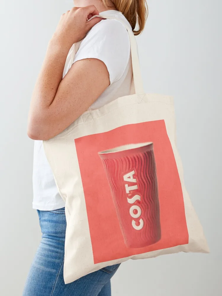 

Costa Cup Tote Bag personalized tote bag Candy bags shopping bags foldable reusable grocery bags